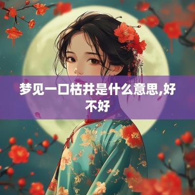 梦见一口枯井是什么意思,好不好