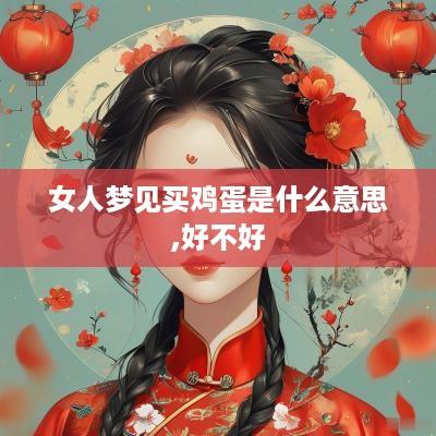 女人梦见买鸡蛋是什么意思,好不好