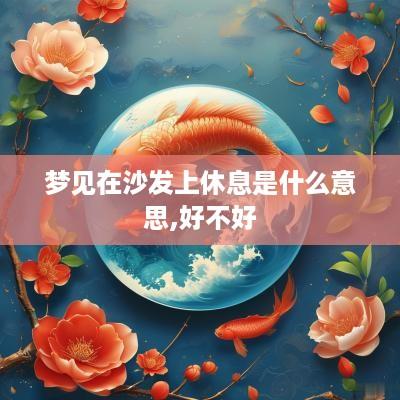 梦见在沙发上休息是什么意思,好不好