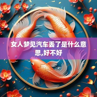 女人梦见汽车丢了是什么意思,好不好