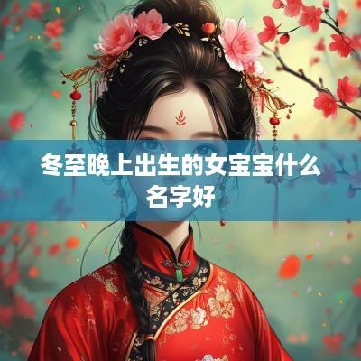 冬至晚上出生的女宝宝什么名字好