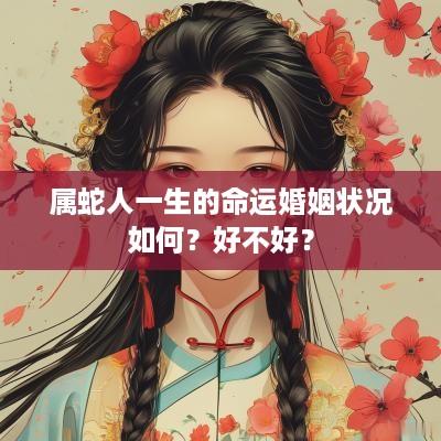 属蛇人一生的命运婚姻状况如何？好不好？