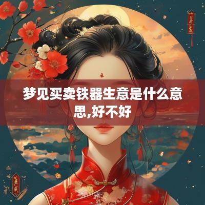 梦见买卖铁器生意是什么意思,好不好
