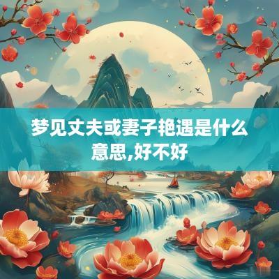梦见丈夫或妻子艳遇是什么意思,好不好