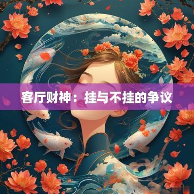 客厅财神：挂与不挂的争议