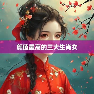 颜值最高的三大生肖女