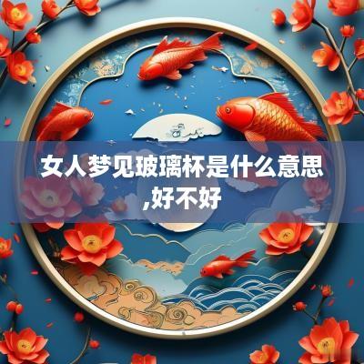 女人梦见玻璃杯是什么意思,好不好