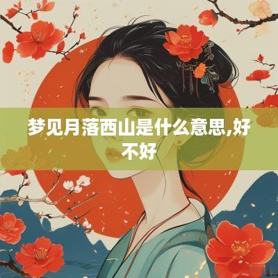 梦见月落西山是什么意思,好不好