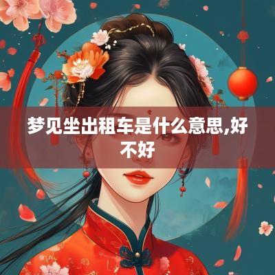 梦见坐出租车是什么意思,好不好
