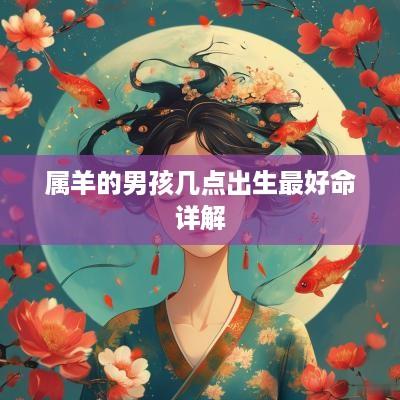 属羊的男孩几点出生最好命详解