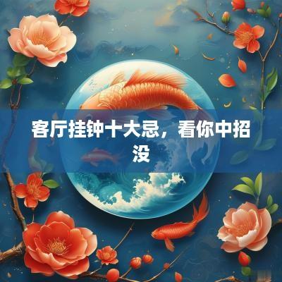 客厅挂钟十大忌，看你中招没