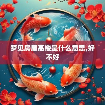 梦见房屋高楼是什么意思,好不好