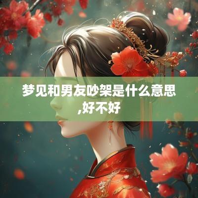 梦见和男友吵架是什么意思,好不好