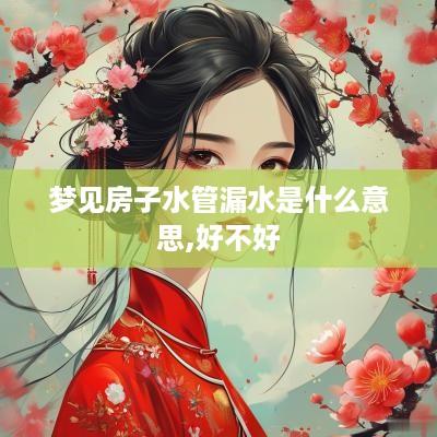 梦见房子水管漏水是什么意思,好不好