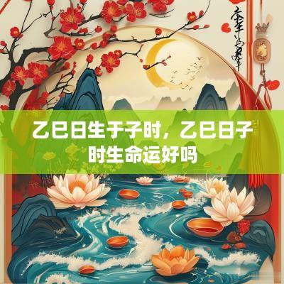 乙巳日生于子时，乙巳日子时生命运好吗
