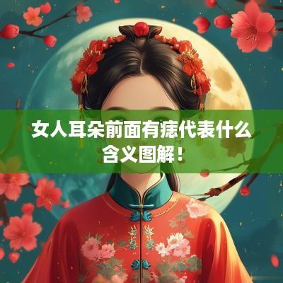 女人耳朵前面有痣代表什么含义图解！