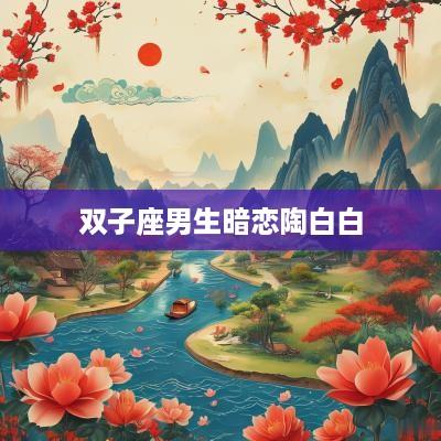 双子座男生暗恋陶白白