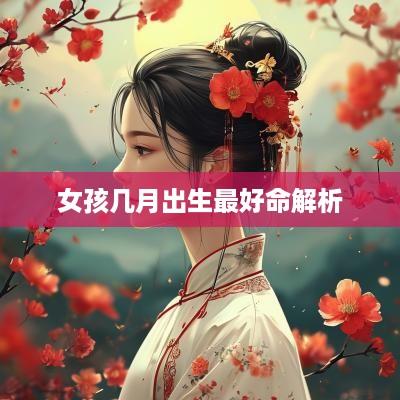 女孩几月出生最好命解析