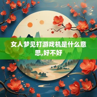 女人梦见打游戏机是什么意思,好不好