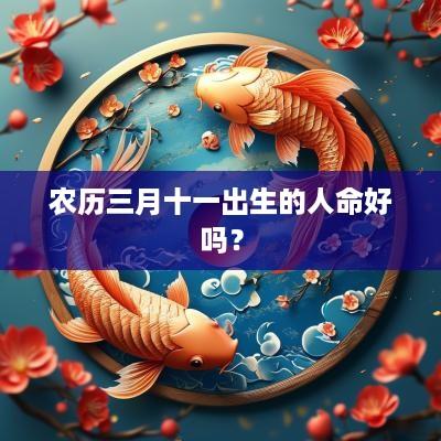 农历三月十一出生的人命好吗？