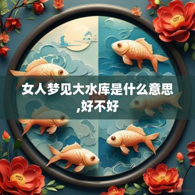 女人梦见大水库是什么意思,好不好