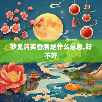 梦见购买香肠是什么意思,好不好