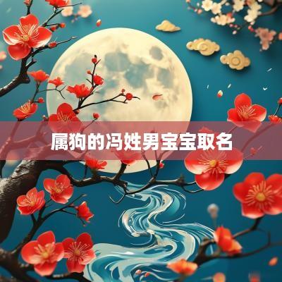 属狗的冯姓男宝宝取名