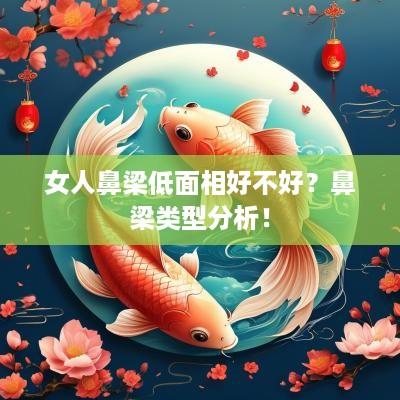 女人鼻梁低面相好不好？鼻梁类型分析！