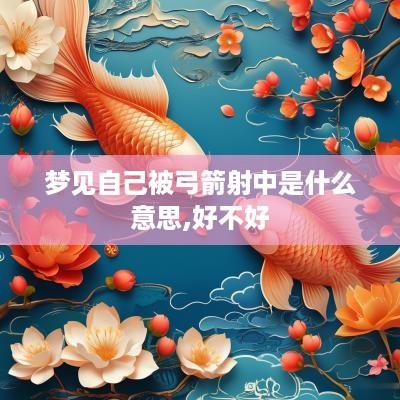 梦见自己被弓箭射中是什么意思,好不好