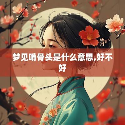 梦见啃骨头是什么意思,好不好