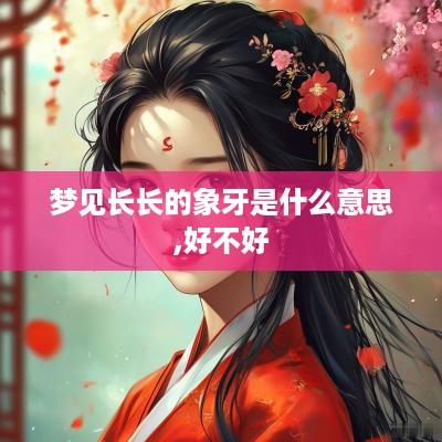梦见长长的象牙是什么意思,好不好