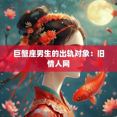 巨蟹座男生的出轨对象：旧情人网