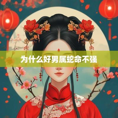 为什么好男属蛇命不强