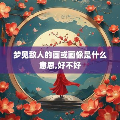 梦见敌人的画或画像是什么意思,好不好