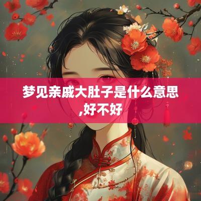 梦见亲戚大肚子是什么意思,好不好