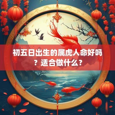 初五日出生的属虎人命好吗？适合做什么？