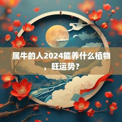 属牛的人2025能养什么植物，旺运势？