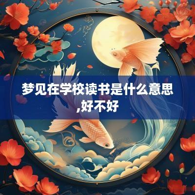 梦见在学校读书是什么意思,好不好