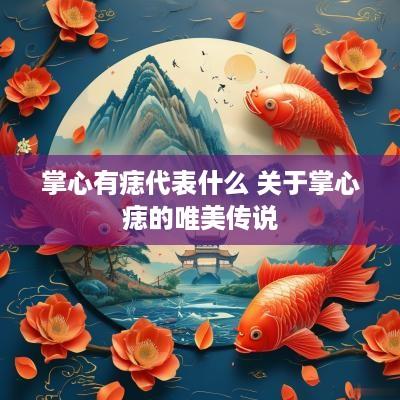 掌心有痣代表什么 关于掌心痣的唯美传说