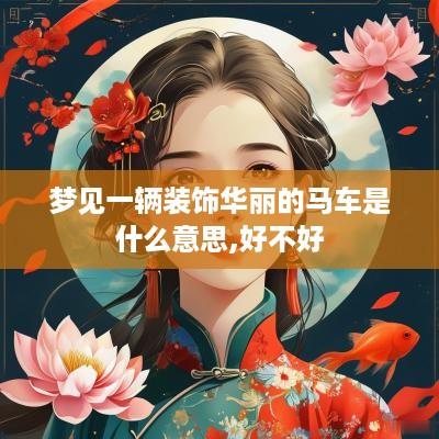 梦见一辆装饰华丽的马车是什么意思,好不好