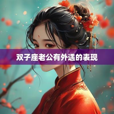 双子座老公有外遇的表现