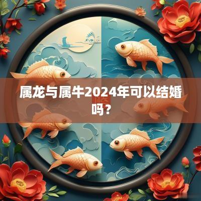 属龙与属牛2025年可以结婚吗？