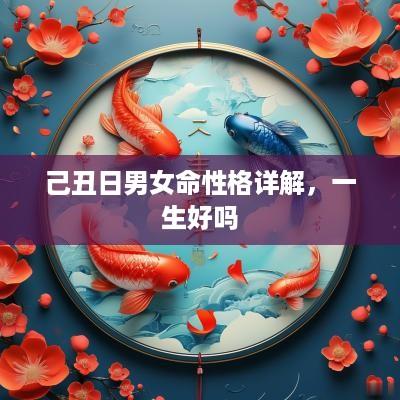己丑日男女命性格详解，一生好吗