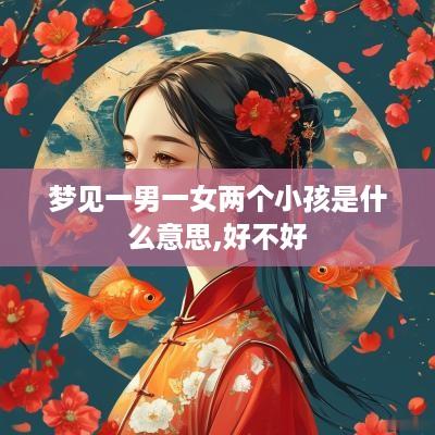 梦见一男一女两个小孩是什么意思,好不好