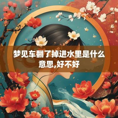 梦见车翻了掉进水里是什么意思,好不好