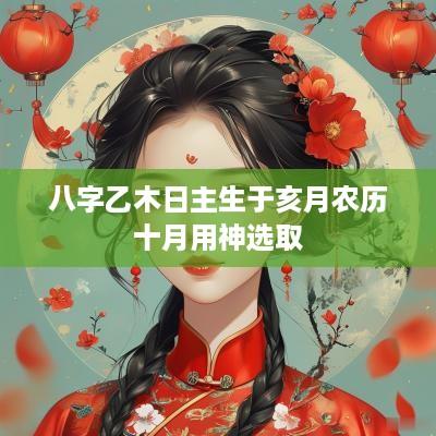 八字乙木日主生于亥月农历十月用神选取