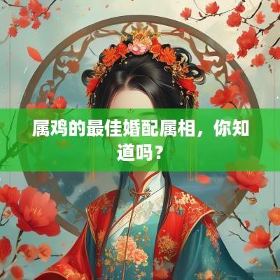 属鸡的最佳婚配属相，你知道吗？