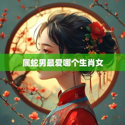 属蛇男最爱哪个生肖女