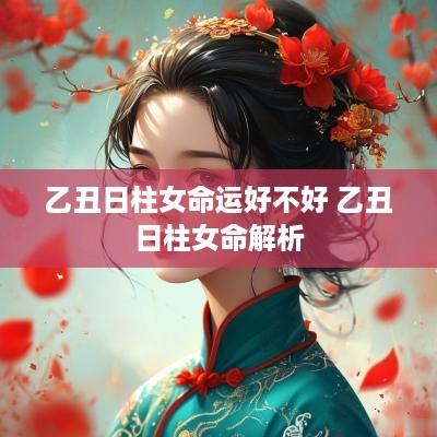 乙丑日柱女命运好不好 乙丑日柱女命解析
