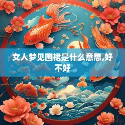 女人梦见围裙是什么意思,好不好